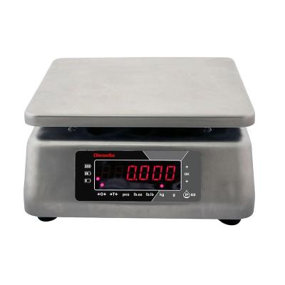 IP68 bench scale capacity 30 kg / Readability 10g with stainless steel housing